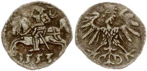 Польша Денарий 1553 "Литва" на аукционе Numisbalt - 8 июня 2025