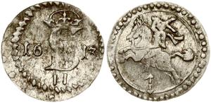 Польша Двойной денарий 1613 "Литва" на аукционе Numisbalt - 13 июля 2025