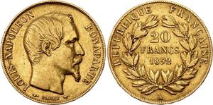 Frankreich 20 Franken 1852 A auf der Auktion Katz - 9. März 2025