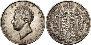 Großbritannien 1/2 Krone 1826 auf der Auktion Katz - 9. März 2025
