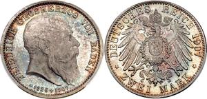 Deutschland 2 Mark 1907 "Baden" auf der Auktion Katz - 17. April 2025