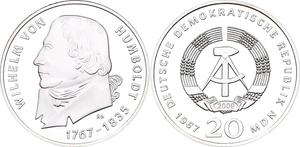 Alemania 20 marcos 1967 "Humboldt" na aukcji Katz - 13 kwietnia 2025