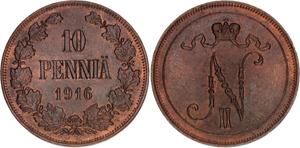 Finland 10 Pennia 1916 at auction Katz - May 15, 2025