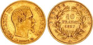 France 10 Francs 1857 A at auction Katz - May 15, 2025
