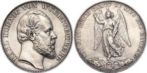 Württemberg Taler 1871 "Sieg im Deutsch-Französischen Krieg" auf der Auktion Katz - 15. Mai 2025