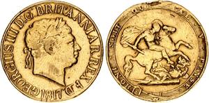 United Kingdom Sovereign 1817 at auction Katz - May 15, 2025