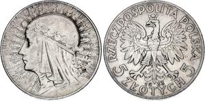 Polska 5 złotych 1933 "Polonia" na aukcji Katz - 10 lipca 2025