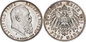 Germany 5 Mark 1911 D "Bayern" at auction Katz - July 10, 2025
