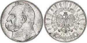 Polska 10 złotych 1936 "Józef Piłsudski" na aukcji Katz - 17 sierpnia 2025