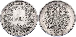 Deutschland 1 Mark 1874 E auf der Auktion Katz - 14. Januar 2025