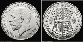 Großbritannien 1/2 Krone 1931 auf der Auktion London Coins - 3. September 2023