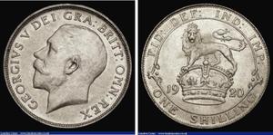 Großbritannien 1 Schilling 1920 auf der Auktion London Coins - 2. Juni 2024