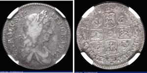 Großbritannien 1 Schilling 1679 "Zweite Lorbeerbüste" auf der Auktion London Coins - 2. März 2025