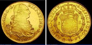 México 8 escudos 1802 Mo FT en subasta London Coins - 2 de marzo de 2025