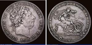 Großbritannien 1 Krone 1820 auf der Auktion London Coins - 1. Juni 2025