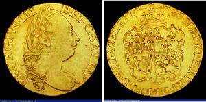 Gran Bretaña 1 guinea 1785 "Cuarto busto laureado" en subasta London Coins - 1 de junio de 2025