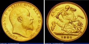 United Kingdom Half Sovereign 1902 at auction London Coins - June 1, 2025