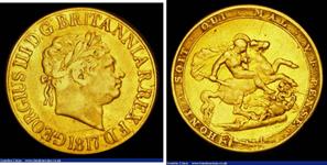 United Kingdom Sovereign 1817 at auction London Coins - June 1, 2025