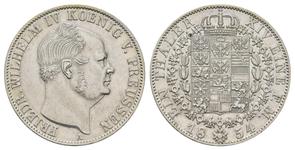 Prussia Thaler 1854 A at auction Rhenumis - March 13, 2025