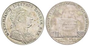 Bavaria Thaler MDCCCXVIII (1818) "Constitution" at auction Rhenumis - May 15, 2025