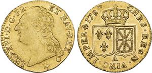 Франция Луидор 1787 A на аукционе Jean ELSEN - 14 июня 2025