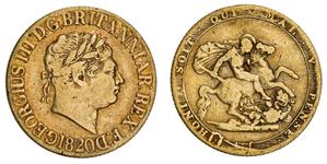 Großbritannien Sovereign 1820 auf der Auktion Noble Numismatics Pty Ltd - 21. März 2025