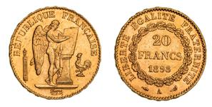 France 20 Francs 1898 A at auction Noble Numismatics Pty Ltd - August 1, 2025