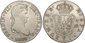 Spanien 4 Reales 1832 S JB auf der Auktion Casa de Subastas de Madrid - 21. Februar 2025