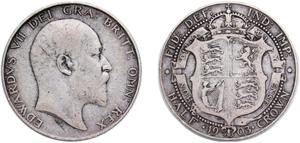 Großbritannien 1/2 Krone 1903 auf der Auktion CoinsNB - 23. März 2024