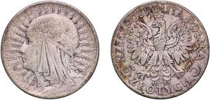 Polska 5 złotych 1933 "Polonia" na aukcji CoinsNB - 12 lipca 2025
