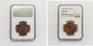 Finland 10 Pennia 1896 at auction Holmasto - March 8, 2025