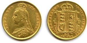 United Kingdom Half Sovereign 1892 "Jubilee Head" at auction Holmasto - May 24, 2025