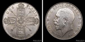 Großbritannien 2 Schilling (Florin) 1922 auf der Auktion Rio de la Plata - 15. Dezember 2023