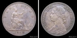 Großbritannien 1 Farthing 1880 auf der Auktion Rio de la Plata - 20. September 2024