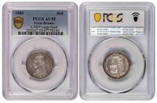 Großbritannien 1 Schilling 1889 JEB "Großes Jubiläumsporträt" auf der Auktion Klondike Auction  - 9. Februar 2025