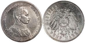 Deutschland 5 Mark 1913 A "Preussen" auf der Auktion Klondike Auction  - 13. April 2025