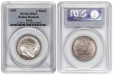 Deutschland 2 Mark 1907 "Baden" auf der Auktion Klondike Auction  - 25. Mai 2025