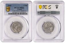Polska 5 marek 1943 "Getto Łódź" na aukcji Klondike Auction  - 20 lipca 2025