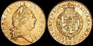 Gran Bretaña 1/2 guinea 1803 "Escudo con la Jarretera" en subasta Status International - 6 de junio de 2025