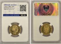 Deutschland 20 Mark 1874 D "Bayern" auf der Auktion Great Coins & Art Auctions - 12. September 2025