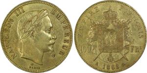 France 100 Francs 1868 A at auction Galleria Auctions Tokyo - March 29, 2025