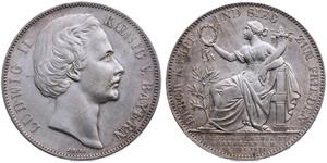 Baviera Tálero 1871 "Victoria en la guerra franco-prusiana" en subasta Münzgalerie München MGM Handelsgesellschaft mbH & Co. Joker KG - 6 de abril de 2025