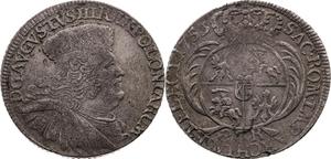 Polska Dwuzłotówka (8 groszy) 1753 ""8 GR"" na aukcji Münzgalerie München MGM Handelsgesellschaft mbH & Co. Joker KG - 6 kwietnia 2025