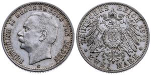 Deutschland 2 Mark 1911 G "Baden" auf der Auktion Münzgalerie München MGM Handelsgesellschaft mbH & Co. Joker KG - 6. April 2025
