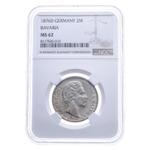 Германия 2 марки 1876 D "Бавария" на аукционе Münzgalerie München MGM Handelsgesellschaft mbH & Co. Joker KG - 6 апреля 2025