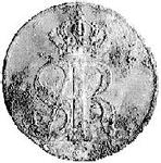 Poland 1 Grosz (Srebrenik) 1771 "Monogram in block letters" (Pattern) at auction WCN - November 6, 1999