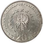Polska 20 złotych 1974 MW WK "XXX lat PRL" (Próba) na aukcji WCN - 27 października 2001