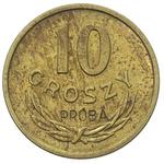 Польша 10 грошей 1949 (Пробные) на аукционе WCN - 27 февраля 2010