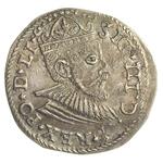 Polska Trojak 1586 (1566) "Ryga" na aukcji WCN - 13 listopada 2010