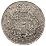 Poland 1/2 Thaler 1767 FS "Without ribbon in hair" at auction WCN - November 5, 2011